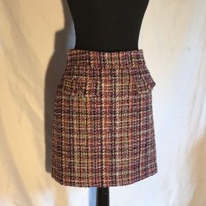 Loft Wool Miniskirt